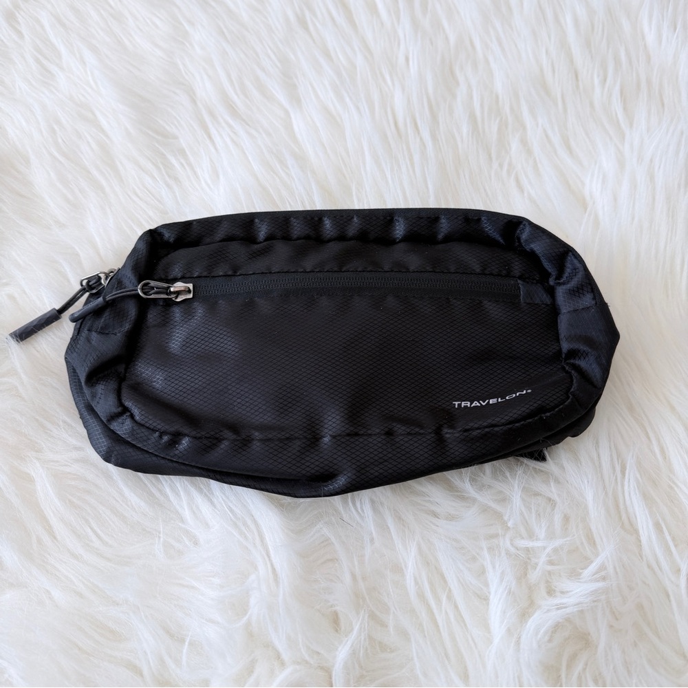 Travelon Black World Travel Essential s Convertible Sling/Waist Pack - Picture 2 of 8